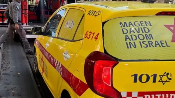 צוותי חירום סמוך למרפאה בשגב שלום בעקבות תאונה קטלנית