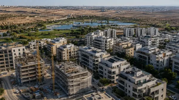 אתר בנייה למגורים באזור באר שבע על רקע העלייה בביטולי עסקאות הדירות