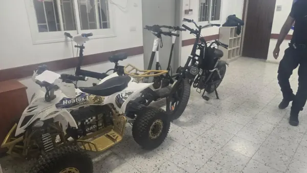 מבצע אכיפה בירוחם: כלים חשמליים הוחרמו והורי הקטינים זומנו לחקירה (וידאו)
