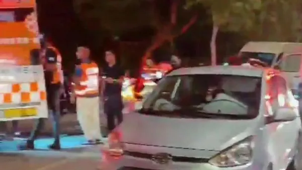 באר שבע: שני פצועים בתאונה בין מיניבוסים בדרך מצדה