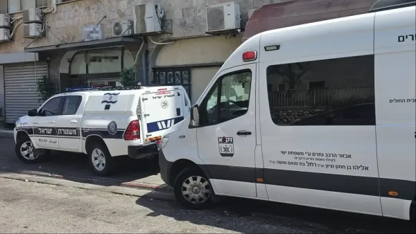 מתנדבי זק''א פועלים בזירת איתור אישה ללא רוח חיים בבאר שבע