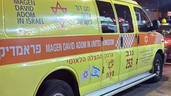  זירת התאונה העצמית בכביש הגישה ליער להב סמוך למחלף לקיה