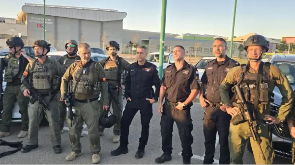 לוחמי כיתת הכוננות במיתר במהלך תרגיל מוכנות מבצעית