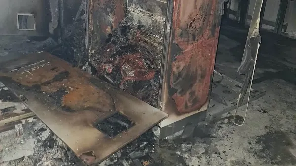 סירבו לשלם פרוטקשן, חדר החשמל הוצת: אלפי מ''ק שפכים זורמים לנחל באר שבע