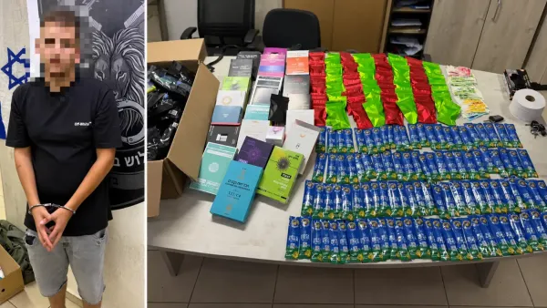 1.7 קילו מריחואנה ו-100 סיגריות אלקטרוניות נתפסו ברכב בבאר שבע