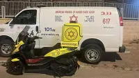 זירת האירוע בבאר שבע לאחר חשד לרצח אישה ופציעת בנה הקטין