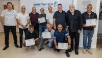 טקס הענקת תעודות 'כוכב הבטיחות' לקבלנים בנגב