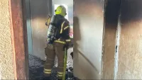 אומץ לב מרגש: לוחמי אש מתחנת דימונה חילצו גורי חתולים ממבנה בוער (וידאו)