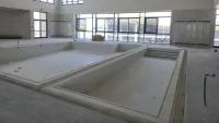 הבריכה ההידרותרפית החדשה בדימונה לקראת פתיחה