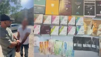 סמים שנתפסו ברכבו של נאשם בסחר בסמים לאחר חקירת שוטרי תחנת דימונה בדרום.