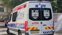 זירת תאונת עבודה בקיבוץ אור הנר שבה נהרג פועל במהלך עבודות שיפוצים