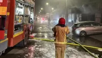 זירת שריפה בחנות טרקטורונים בנתיבות בעקבות הצתה