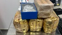 פלטות חומר החשוד כחשיש במשקל 4.5 קילוגרם שנתפסו בפזורת עזאזמה