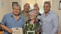 'מאושרת בארץ שלנו, והכי משמח שהחיילים באים הביתה': חסיה מעומר חוגגת 106
